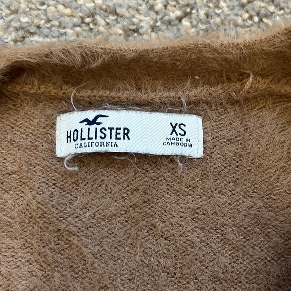 Hollister cropped cardigan brown/ beige - Picture 2 of 6